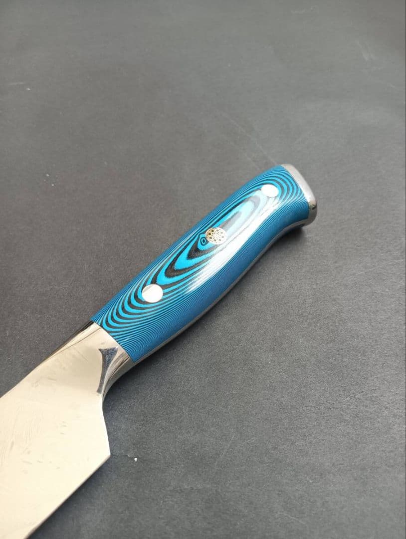 73層VG10ダマスカス筋引き包丁260mm ブルーパッカ柄