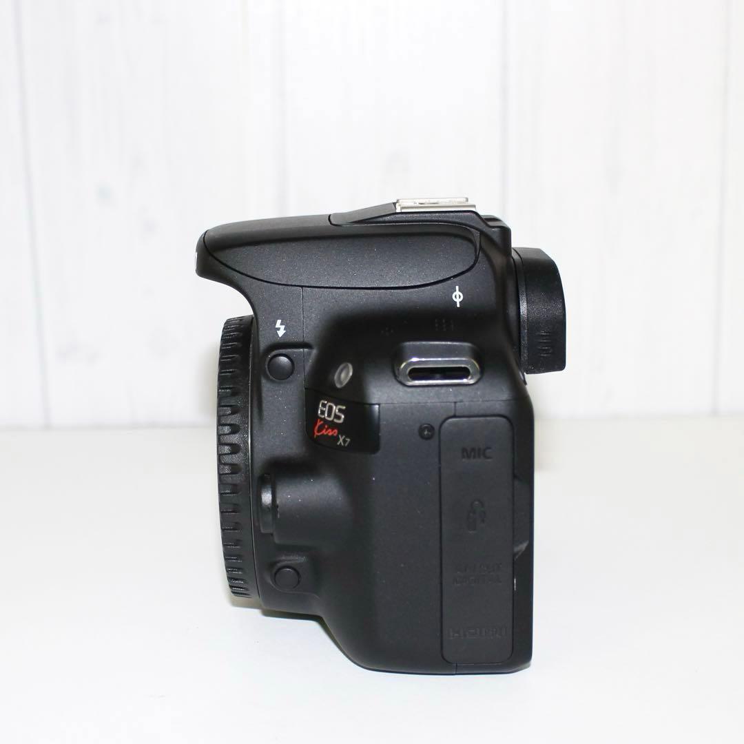 Canon Kissx7 一眼レフカメラ　Wレンズ付き　超望遠レンズ　手ブレ補正
