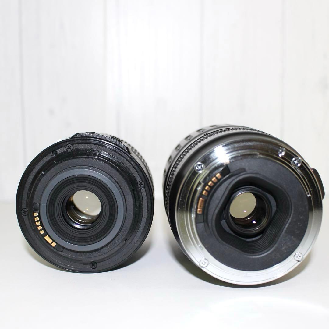 Canon Kissx7 一眼レフカメラ　Wレンズ付き　超望遠レンズ　手ブレ補正