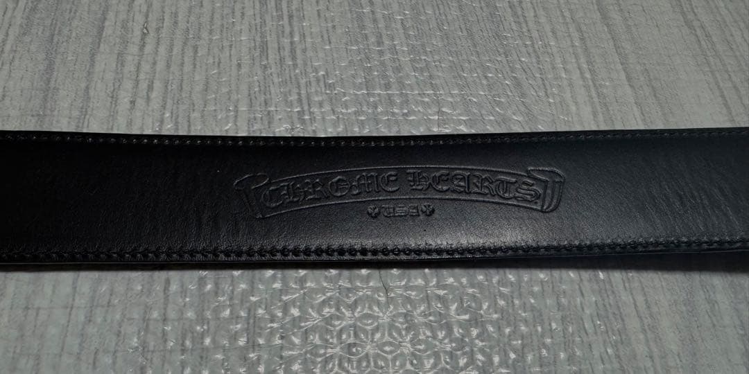 エルメス 1996年製 黒レザーベルト