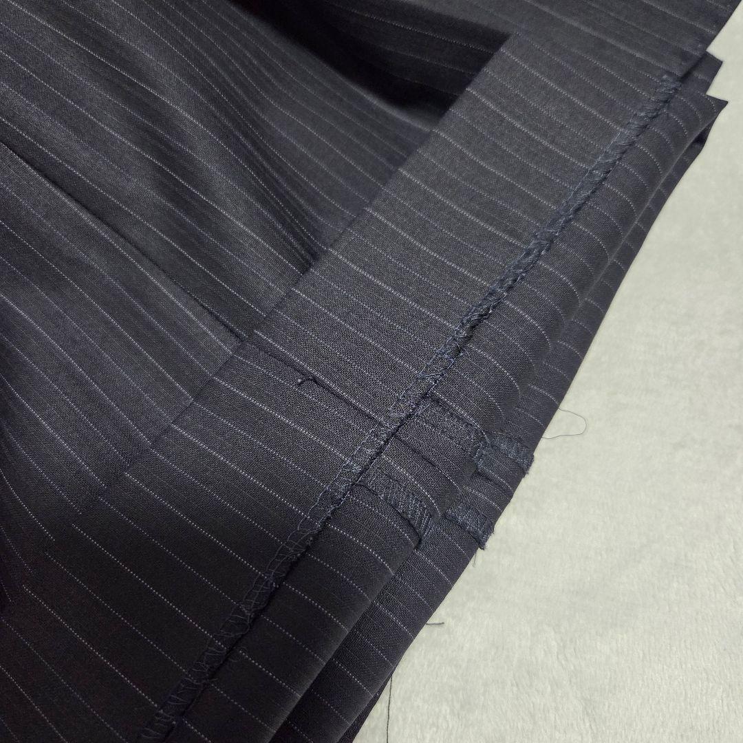 美品 アイシービー スーツ L セットアップ ストライプ ジャケット パンツ