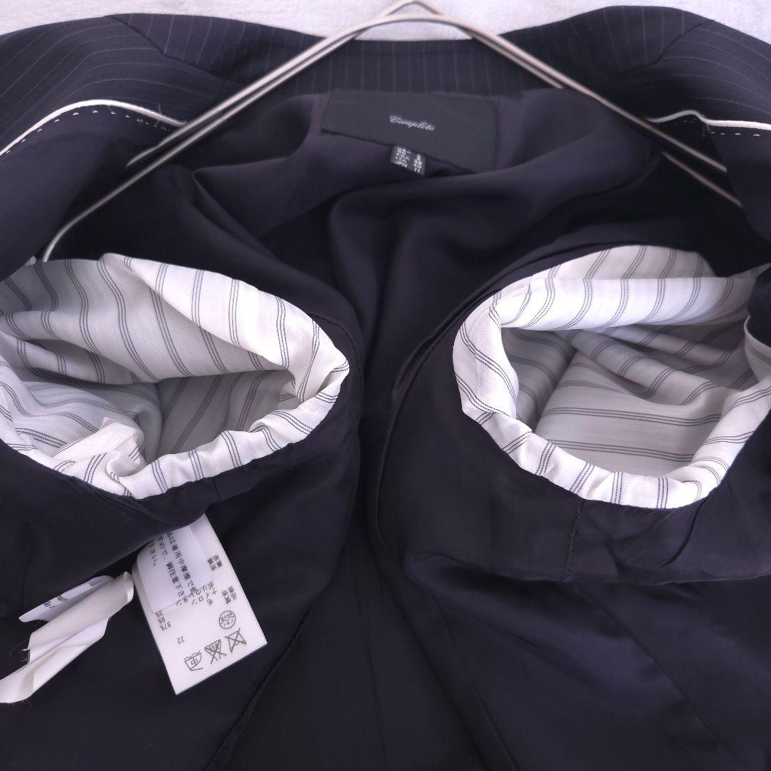 美品 アイシービー スーツ L セットアップ ストライプ ジャケット パンツ