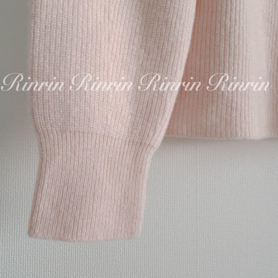 ANAYI 紡毛片畦ボートネックプルオーバー 38