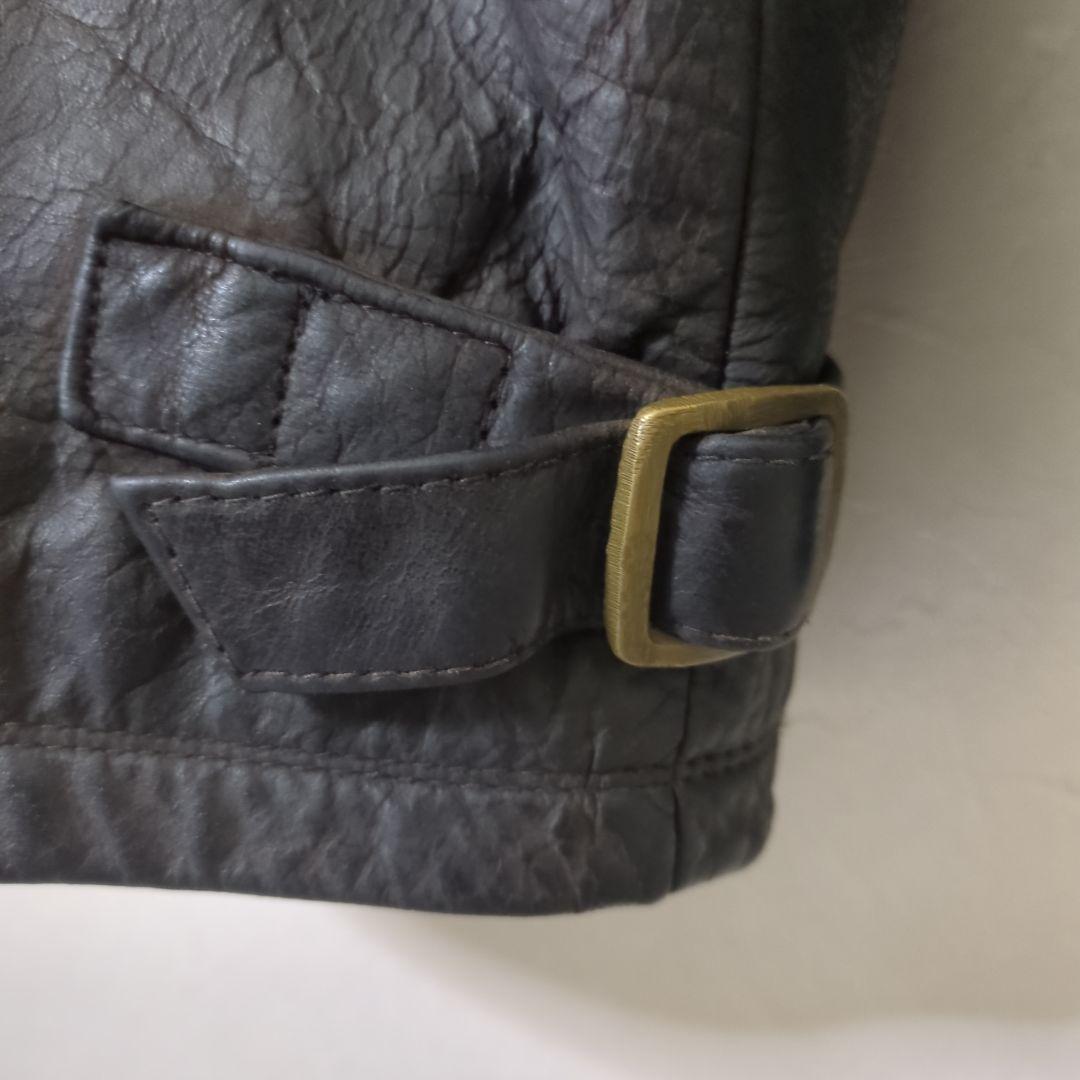 レザーシングルライダースジャケット