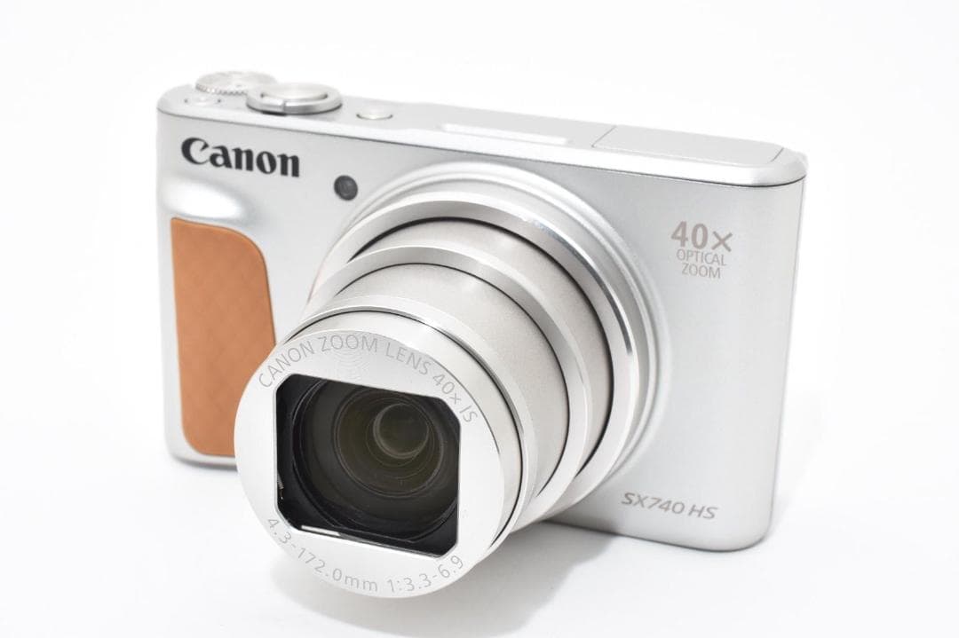 【新品級】 キヤノン CANON SX740 コンパクトデジタル シルバーカメラ