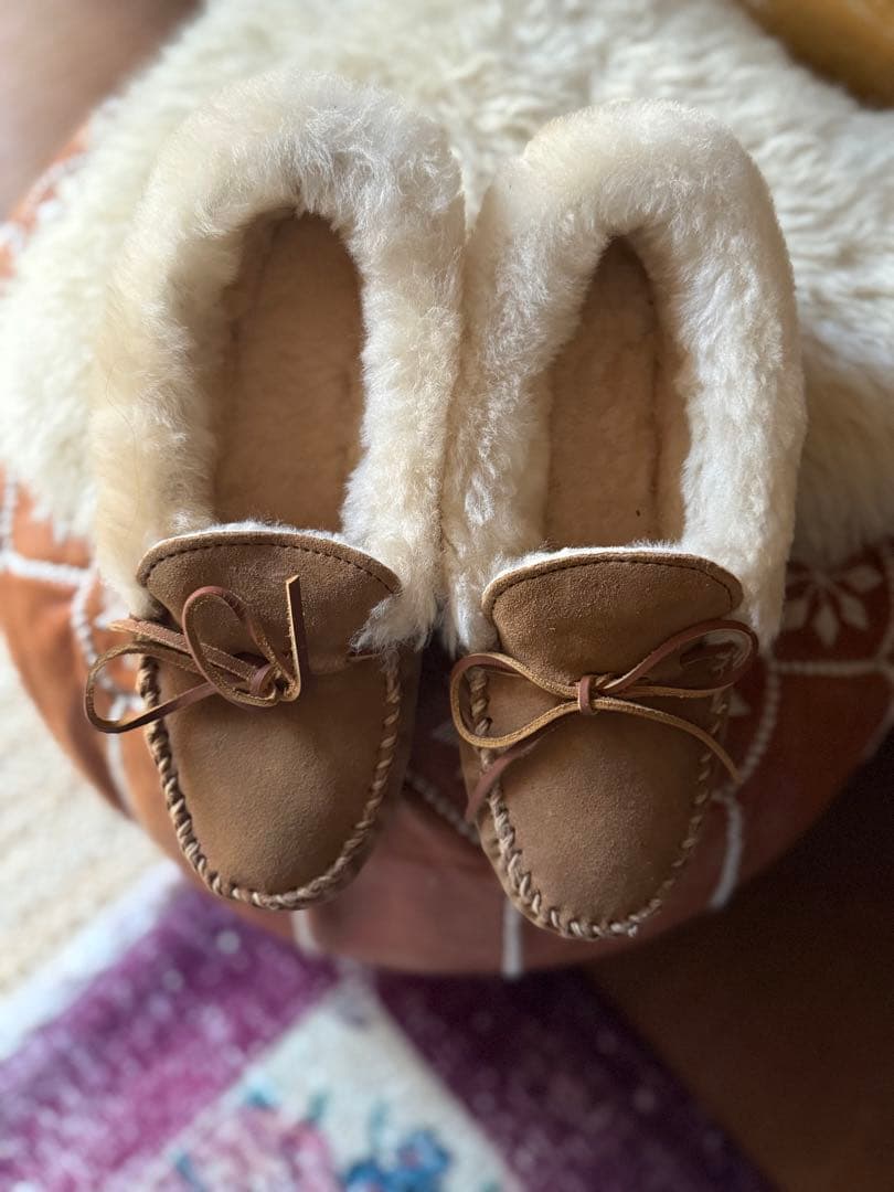 【美品】MINNETONKA　モカシン　ムートンミネトンカ24