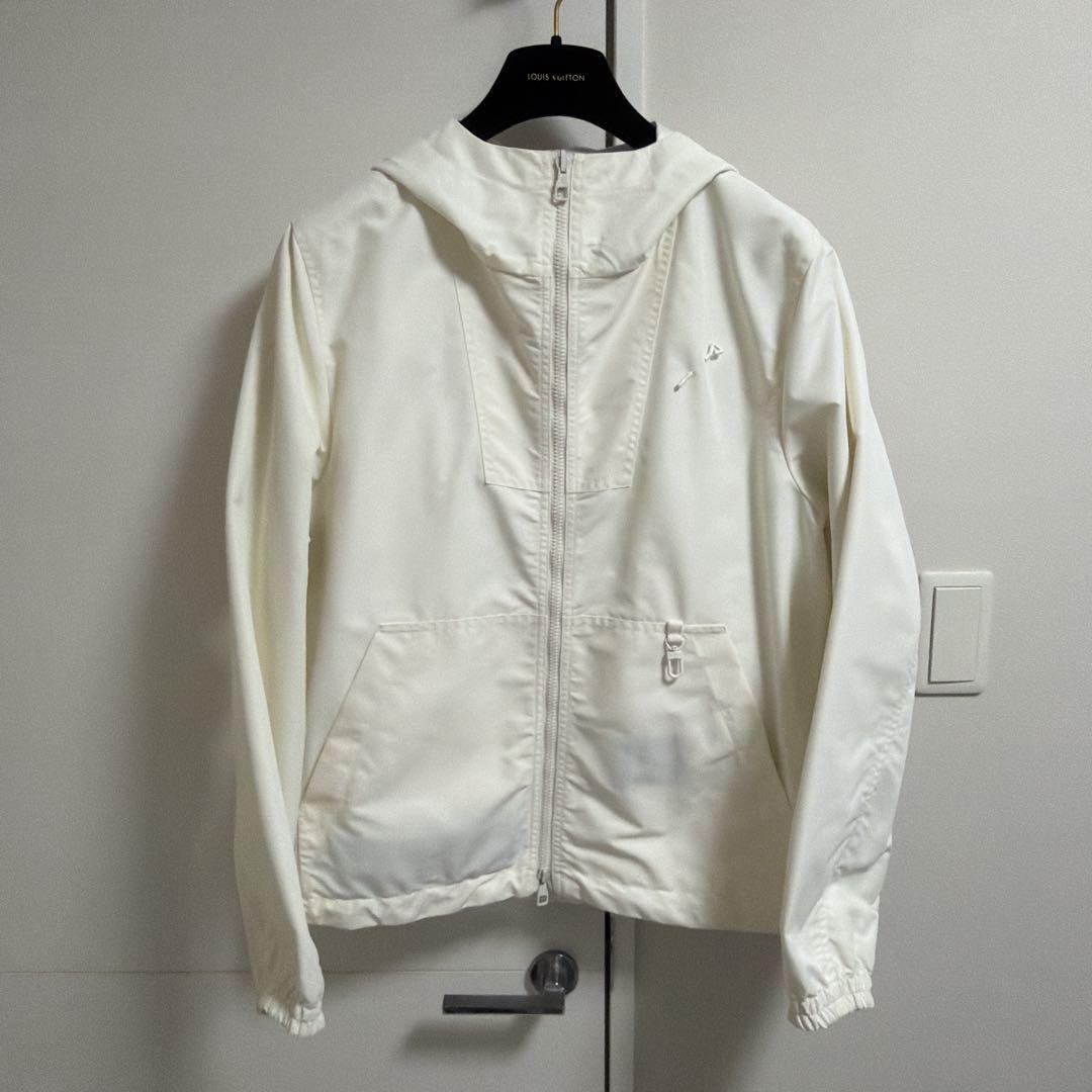 Louis Vuitton リバーシブル　ホワイト ナイロンジャケット　44