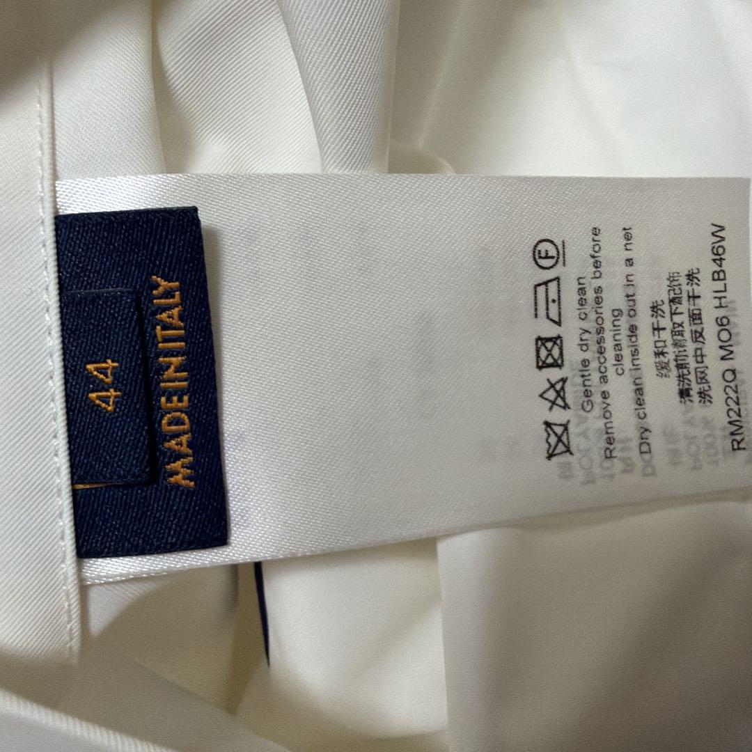 Louis Vuitton リバーシブル　ホワイト ナイロンジャケット　44