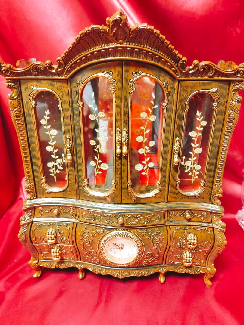 引き出し付き　ミュージカルバレリーナ　ジュエリーボックス　宝石箱