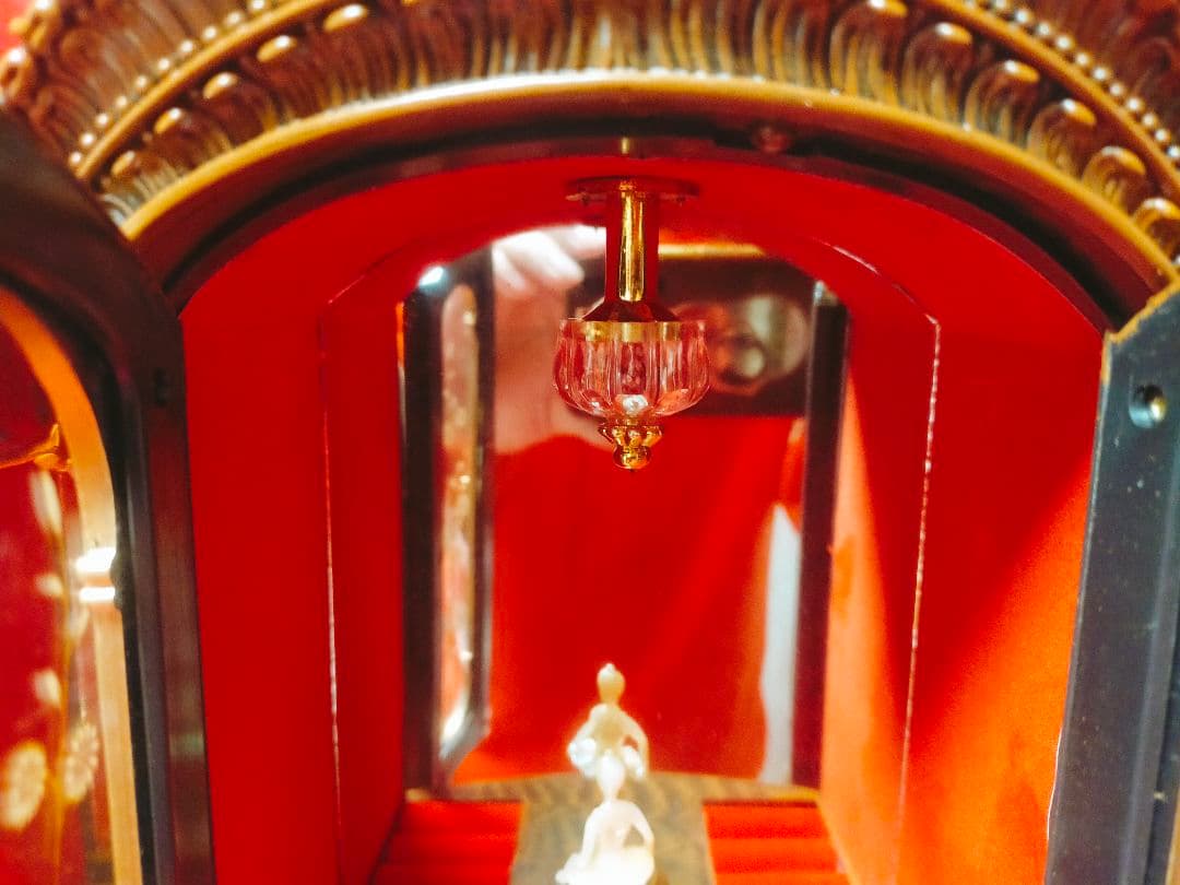 引き出し付き　ミュージカルバレリーナ　ジュエリーボックス　宝石箱