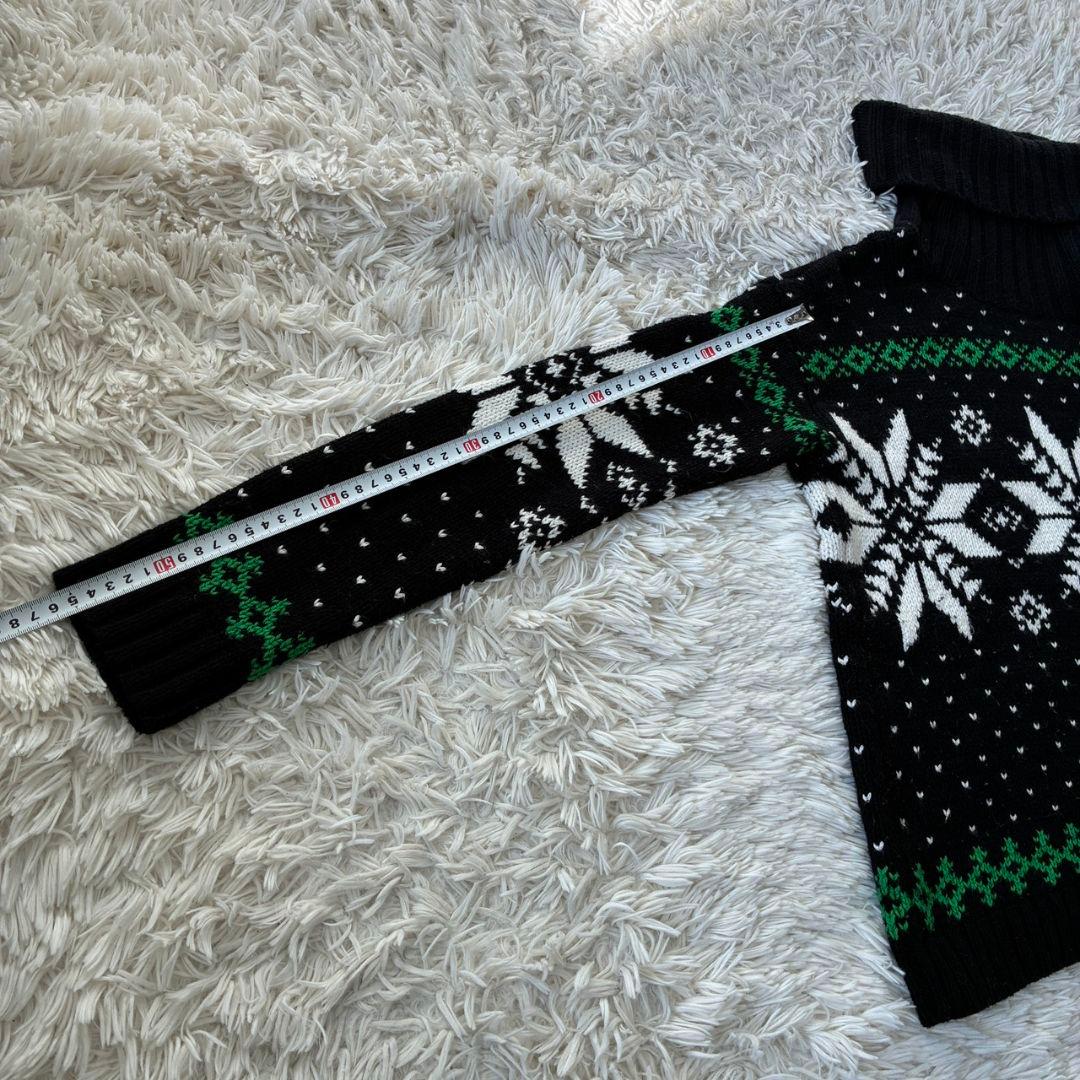 ラルフローレン タートルネック ニット セーター ノルディック柄