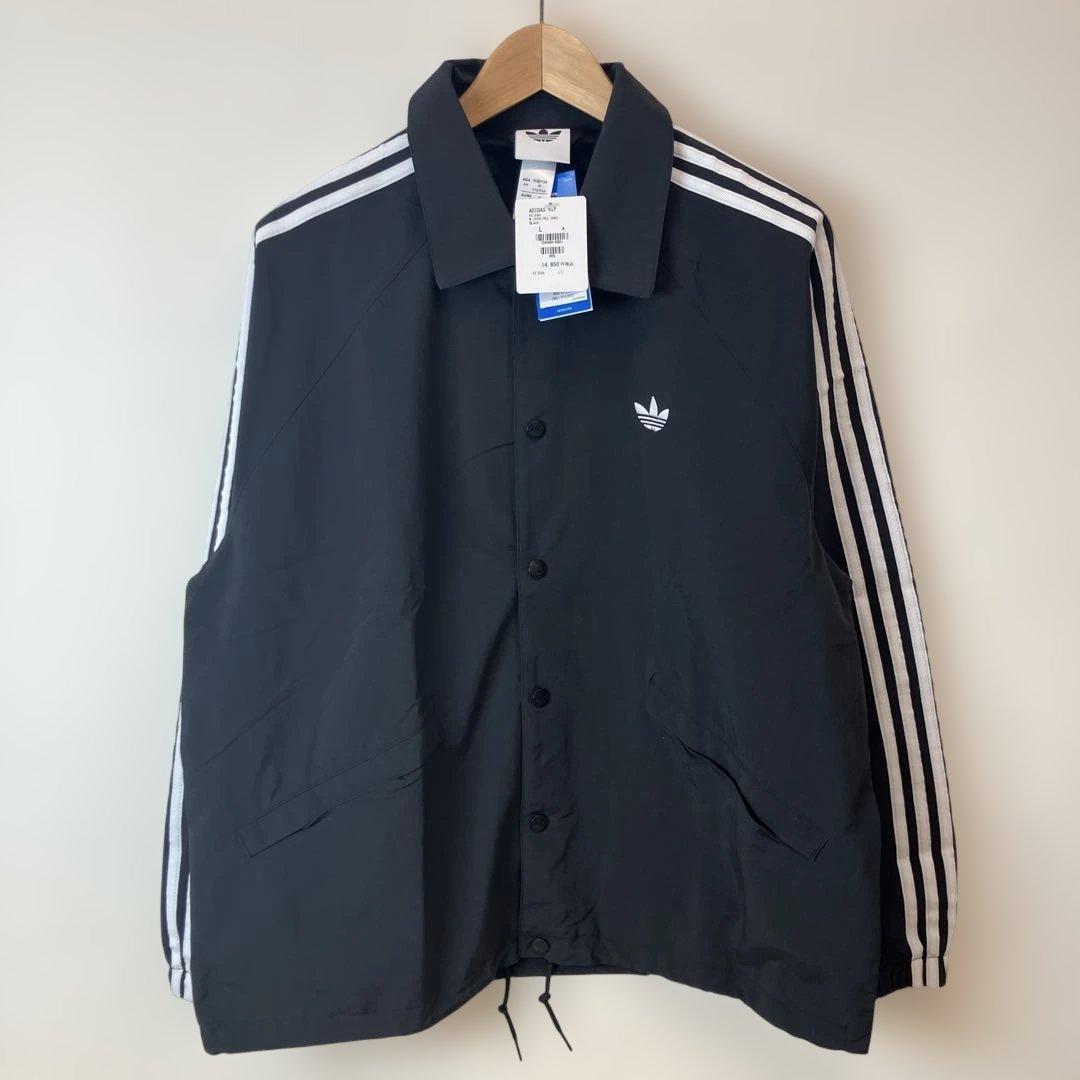 adidas アディダス スリーストライプ コーチジャケット Lサイズ T78m