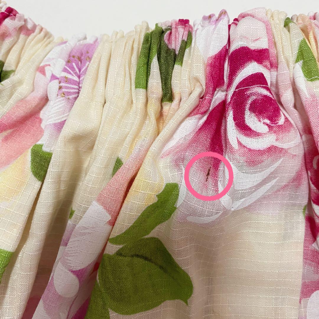 ♡姫系パステルイエロー薔薇柄浴衣♡