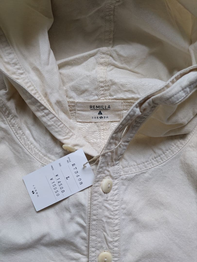 新品　remilla　カイトフード　Ｌ　キナリ