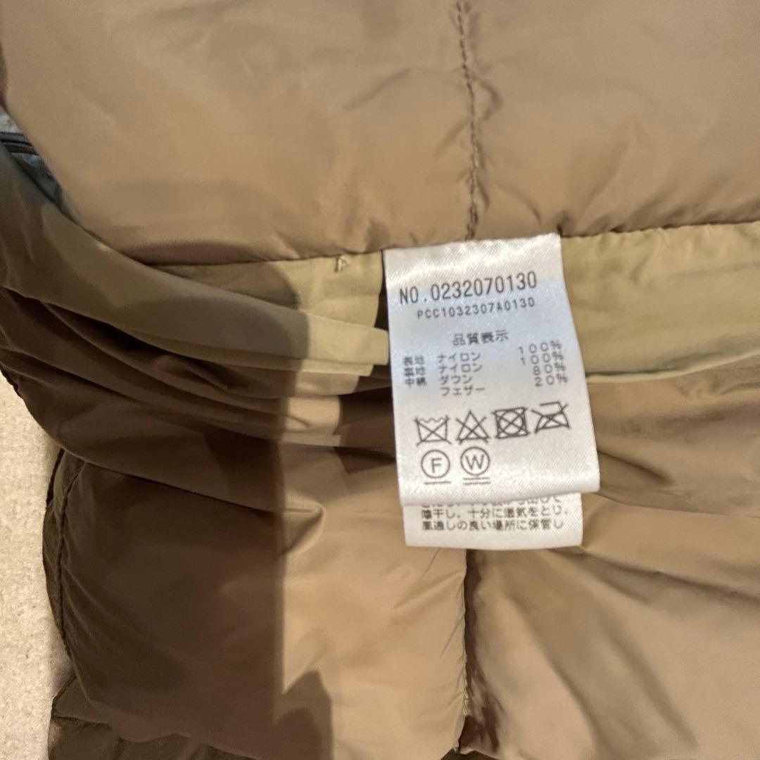 PUAL CE CIN フレンチダックダウン サイドジップジャケット