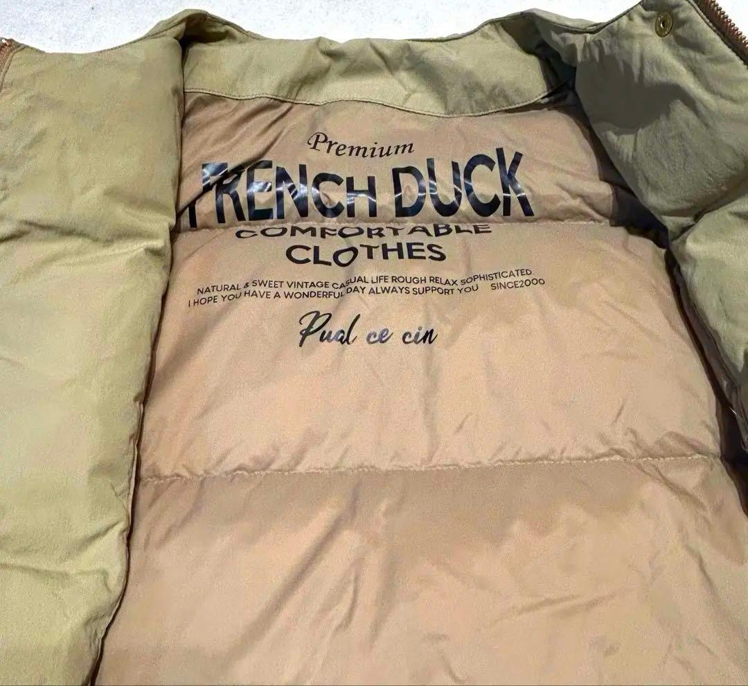 PUAL CE CIN フレンチダックダウン サイドジップジャケット
