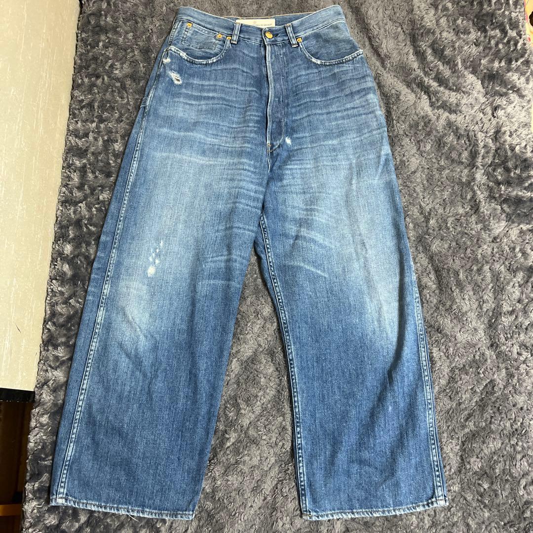 DeuxiemeClasse GOLDEN  ワイドデニムパンツ28