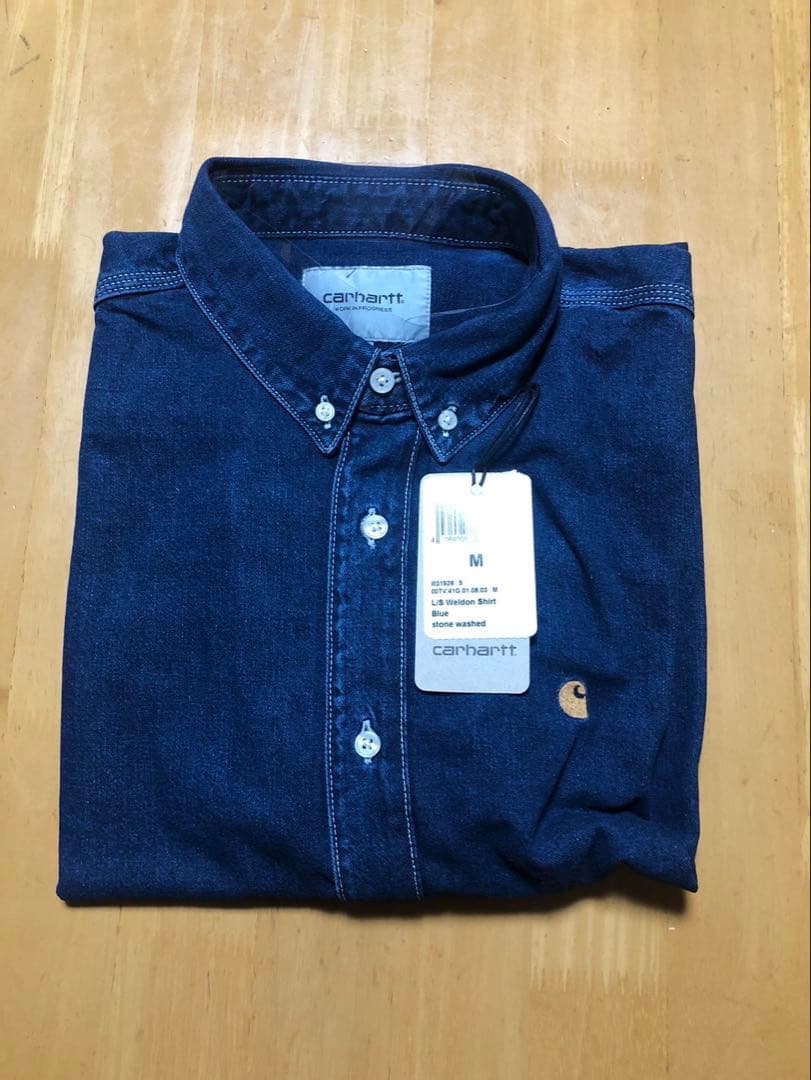 Carhartt ダークインディゴ　デニムシャツ M