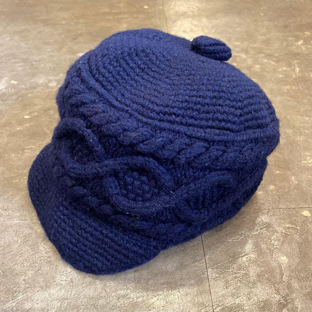 KAPITAL キャピタル ウール ハンドニットキャップ ユーズド品