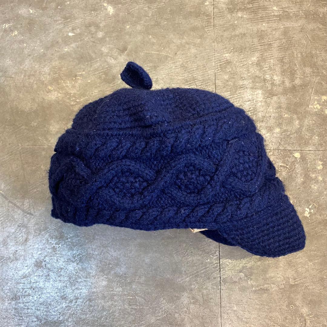 KAPITAL キャピタル ウール ハンドニットキャップ ユーズド品