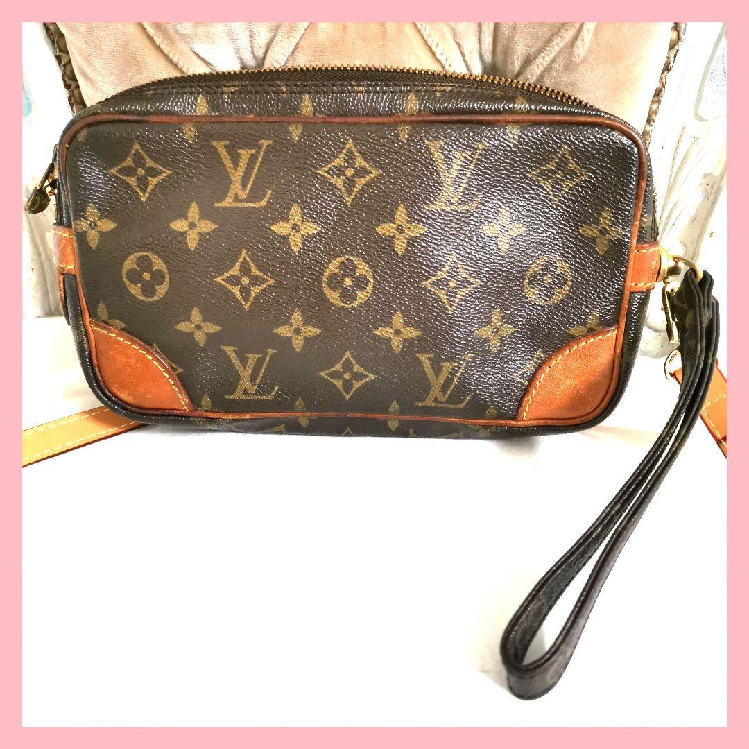 【良品】モノグラム柄ルイヴィトン マルリードラゴンヌハンドバッグ新品ショルダー