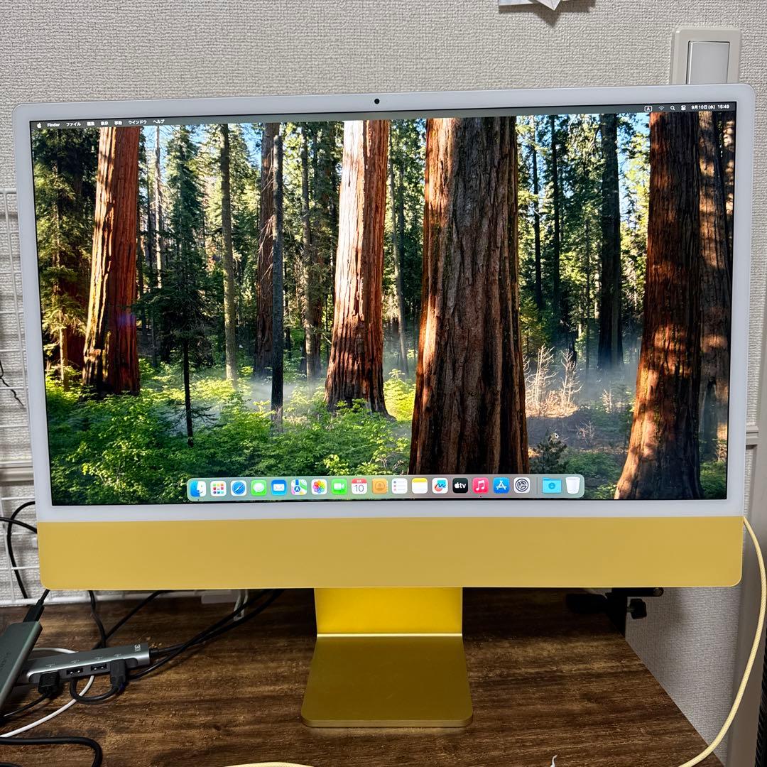 Apple iMac 24インチ M1 16GB 1TBイエロー