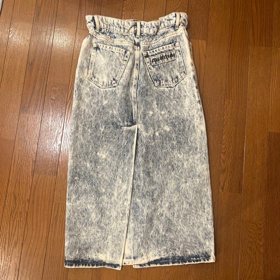 本日タイムセール❕レア❕激得❕miumiuハイウエストデニムロングスカート36