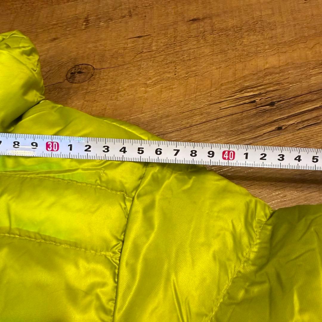 00s Marmot archive ライトパフダウンジャケットテック系イエロー