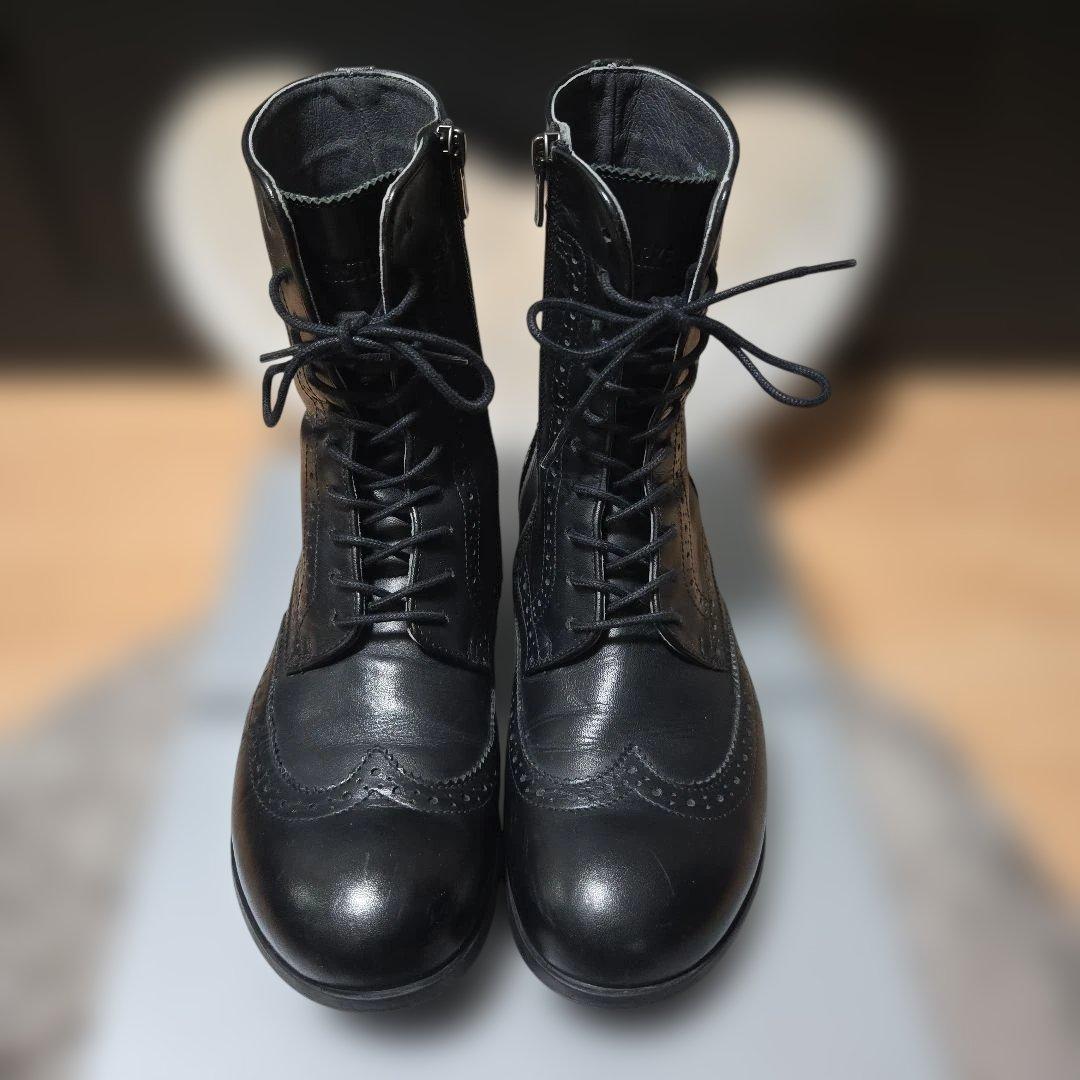 BIRKENSTOCK レースアップ サイドジップ ブーツ