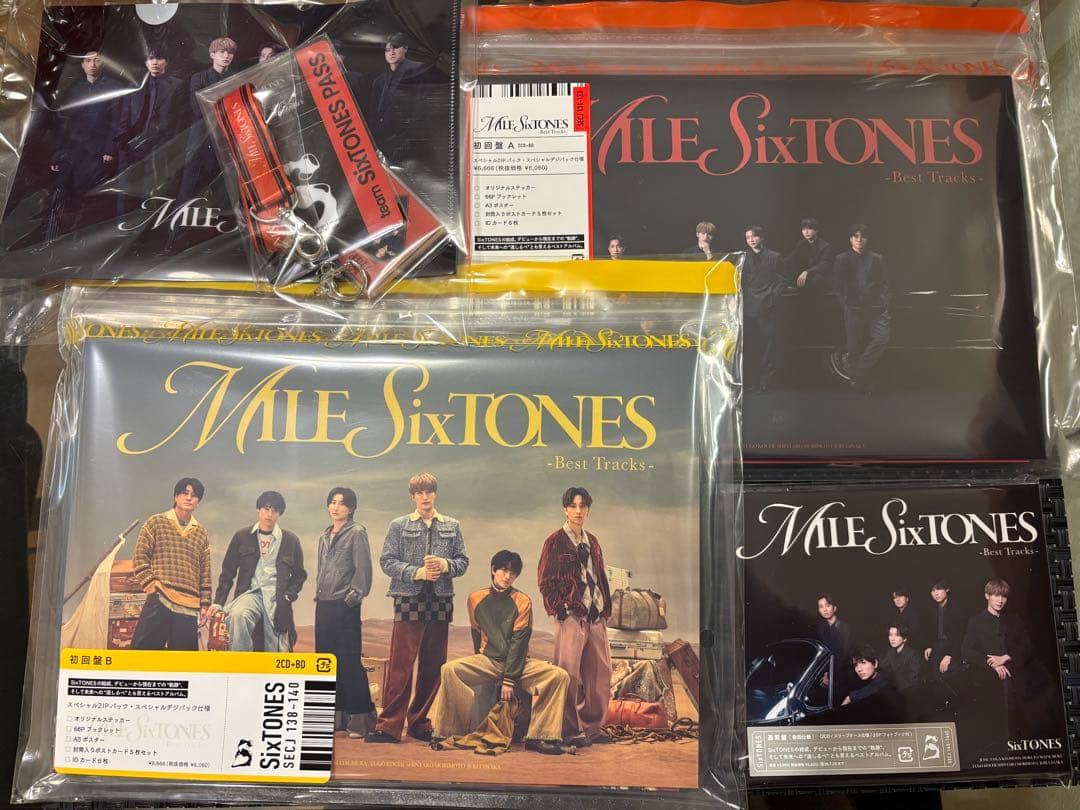 SixTONES MILESixTONES 初回盤A、初回盤B、通常版