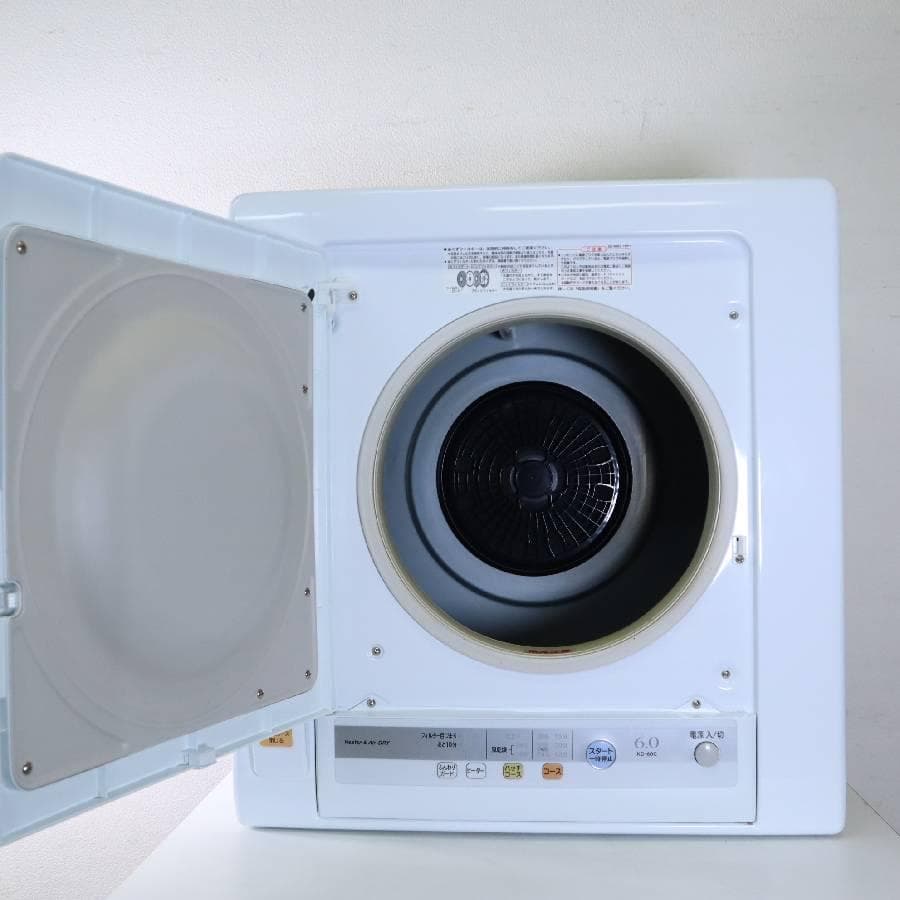 値下げ 21年製 シャープ KD-60C-W 6.0kg 衣類乾燥機