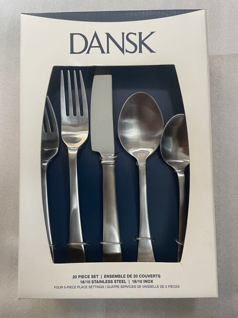 【新品・未使用】DANSK ダンスク20ピース カトラリーセット