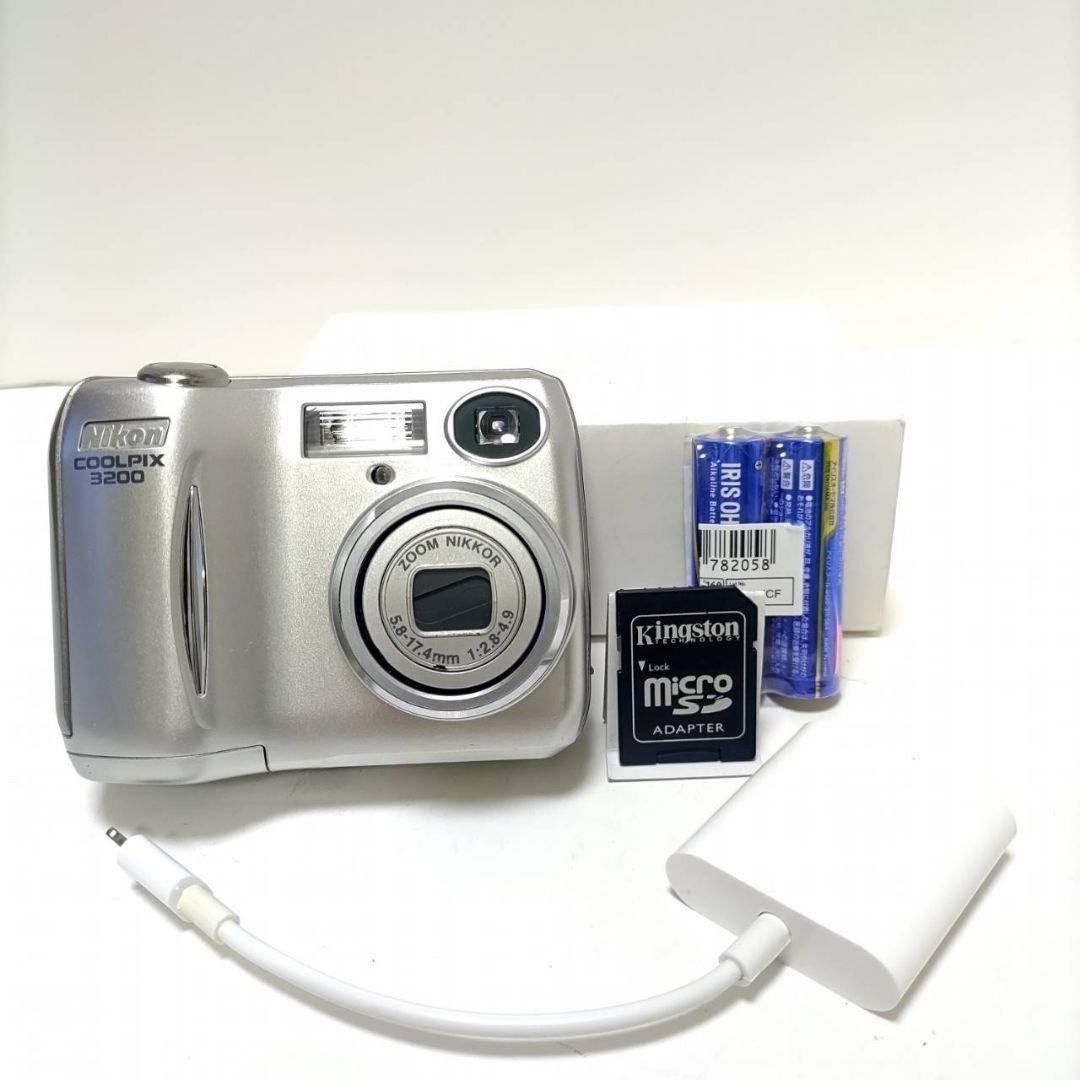 動作確認済み ニコン COOLPIX 3200 オールドコンデジ デジカメ