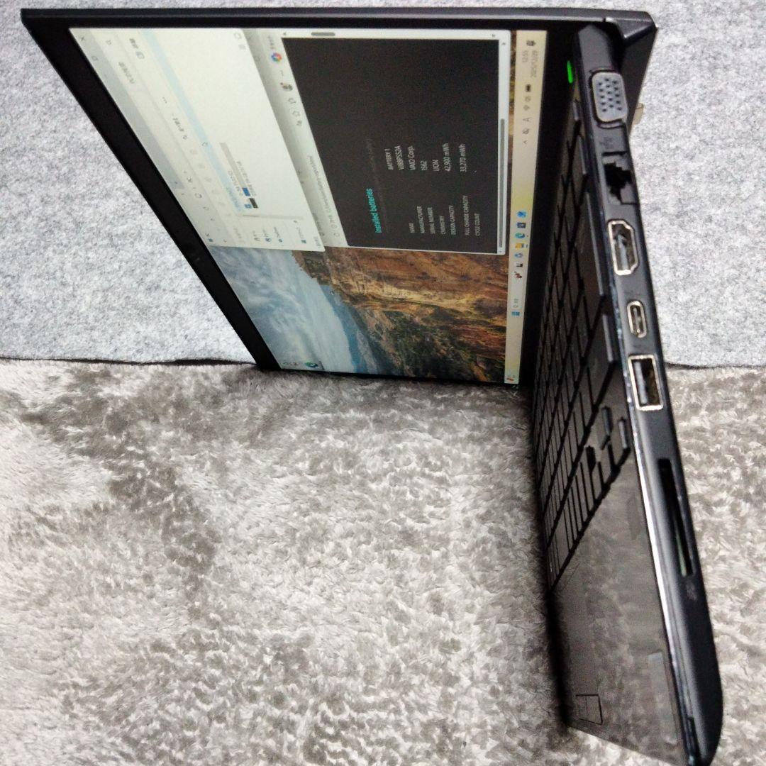 【難あり】VAIO ノートPC(8世代i5/8GB/256GB/Win11)