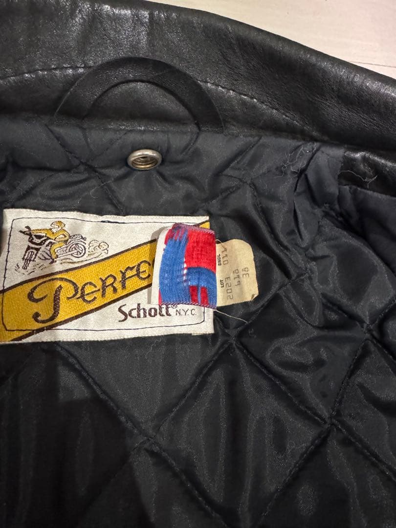 【しゅん】90s SCHOTT 618 ダブルライダースジャケット 38