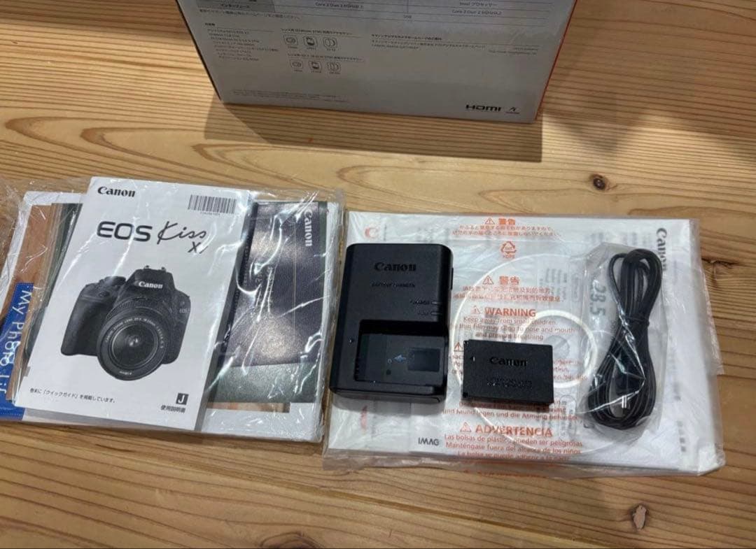 【美品】Canon eos kiss X7 ホワイトEFS 24mm f2.8