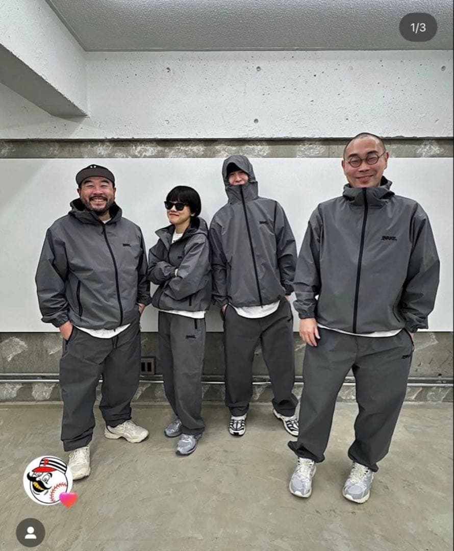 WAKE × ES.1 3lyr Nylon Shell Parka pants