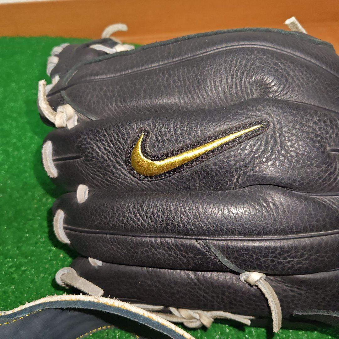 ナイキ アルファ ハラチ エッジ 軟式 外野手用 グローブ 野球 逆スウォッシュ