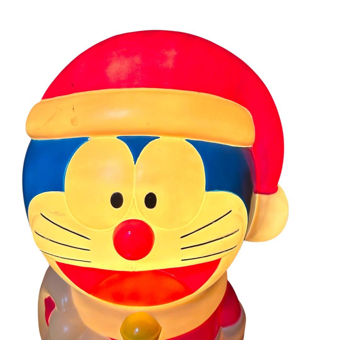 希少品　特大ドラえもん　サンタクロース　ライト点灯ok クリスマス