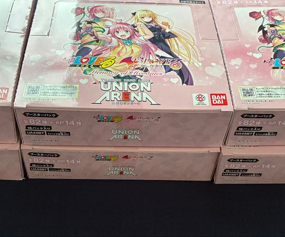新品未開封　テープ付き　ユニオンアリーナ　ToLOVEる　6BOX