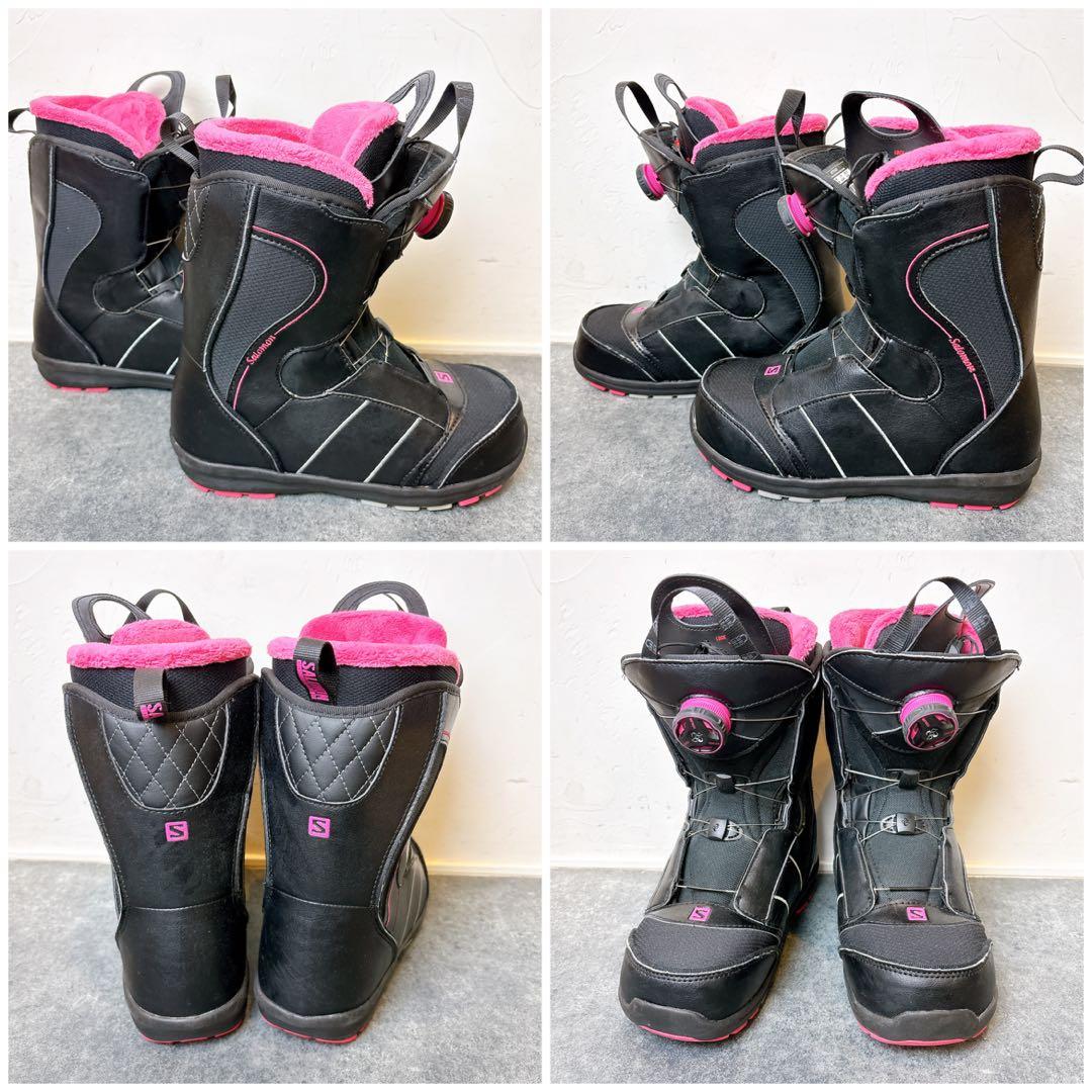 【極美品】 サロモン レディース スノーボードセット 143cm 3点セット