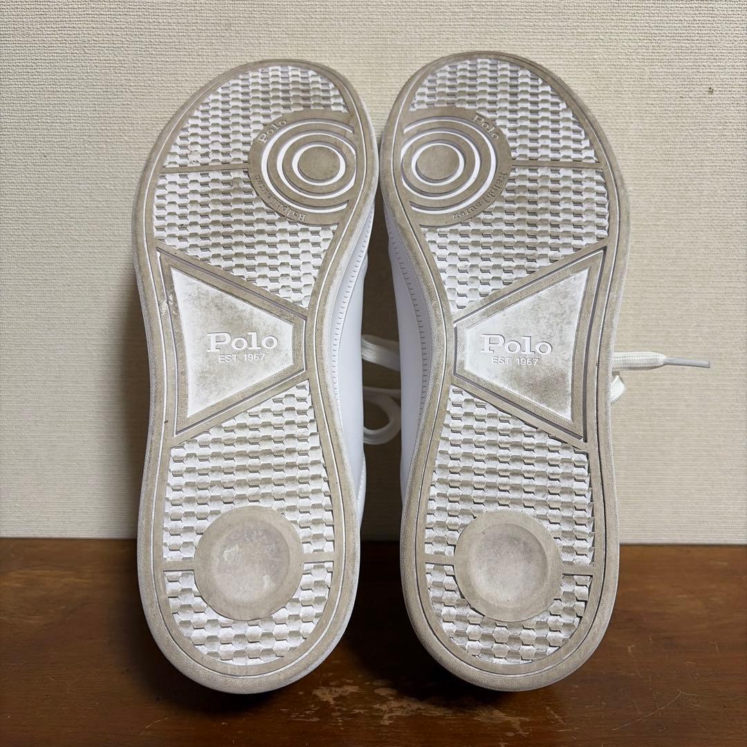 ポロラルフローレン　ホワイト　スニーカー　POLO RALPH LAUREN