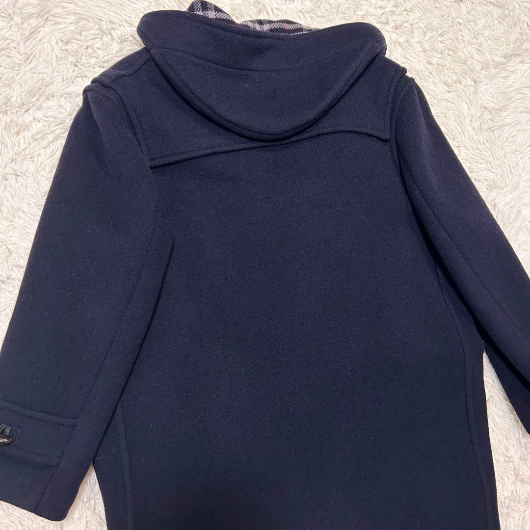 BURBERRY バーバリー　ダッフルコート　ノバチェック　ネイビーＭ