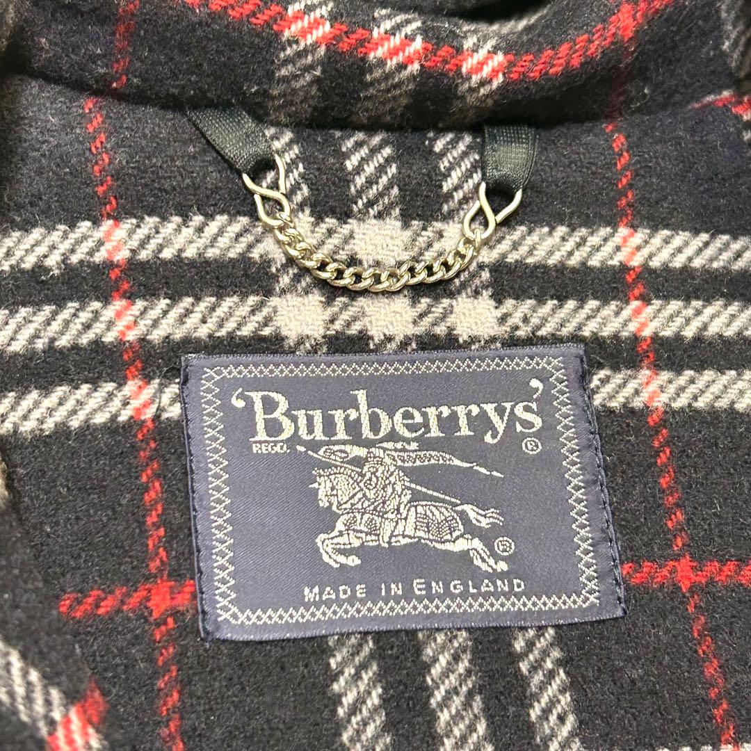 BURBERRY バーバリー　ダッフルコート　ノバチェック　ネイビーＭ