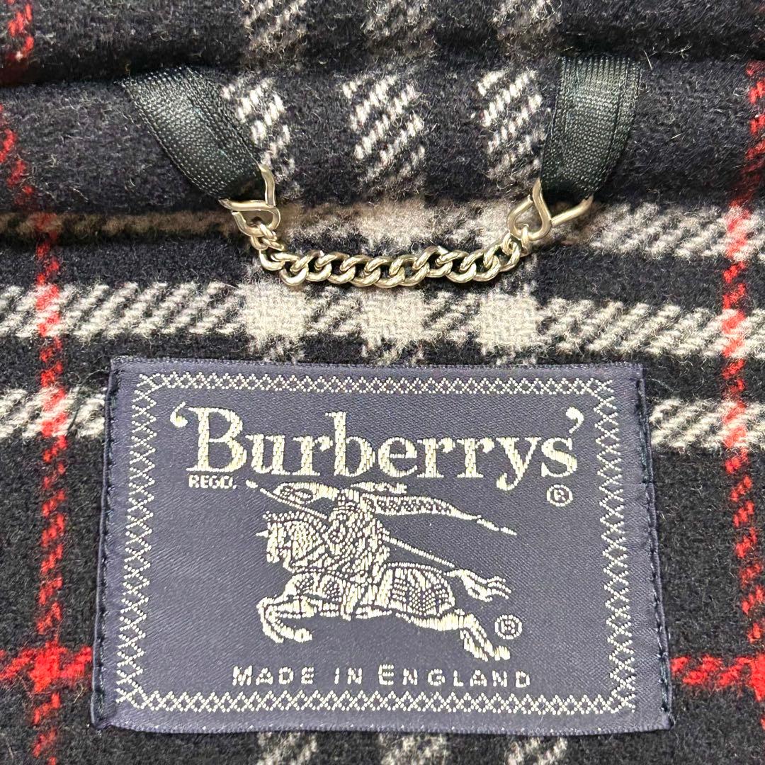 BURBERRY バーバリー　ダッフルコート　ノバチェック　ネイビーＭ