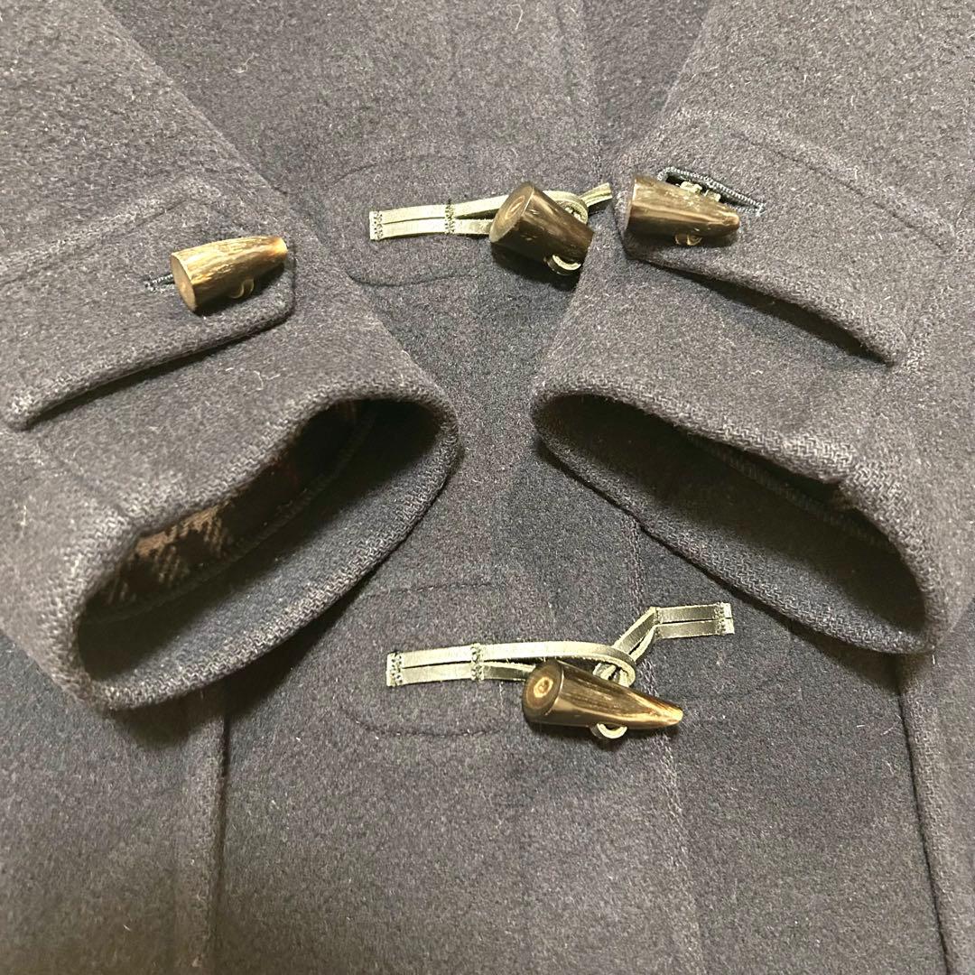 BURBERRY バーバリー　ダッフルコート　ノバチェック　ネイビーＭ