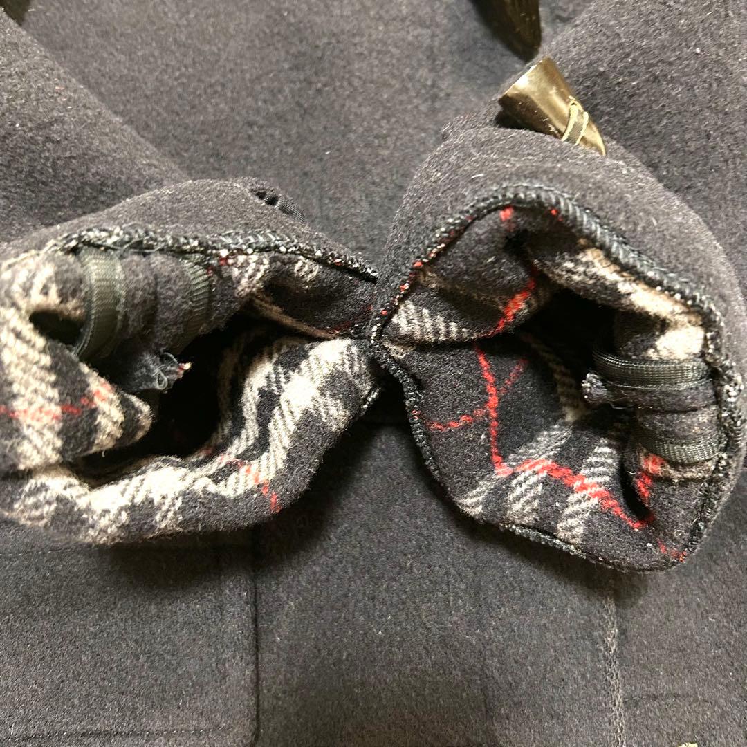 BURBERRY バーバリー　ダッフルコート　ノバチェック　ネイビーＭ