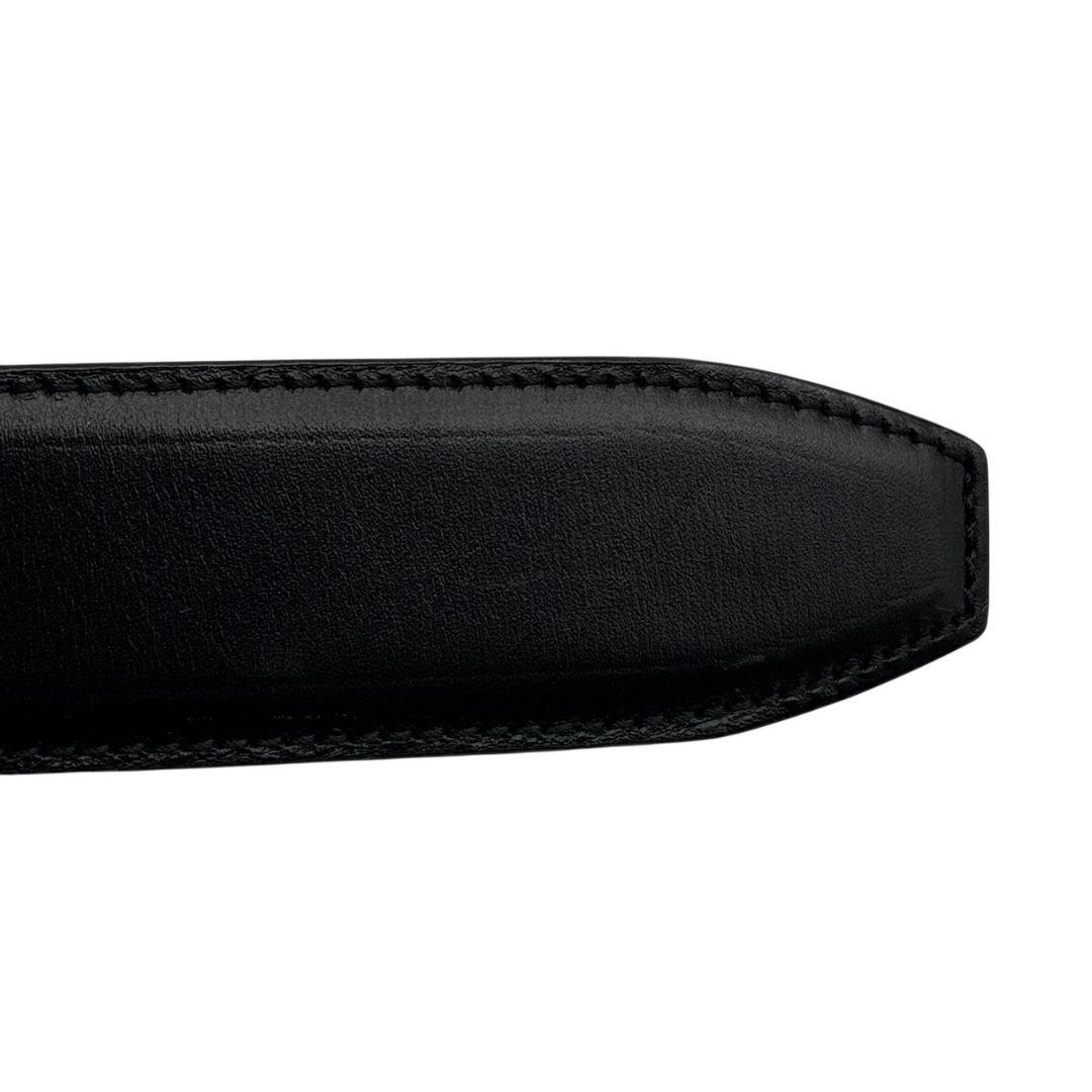 極美品✨サルヴァトーレフェラガモ ガンチーニ ベルト レザー ブラック×ゴールド