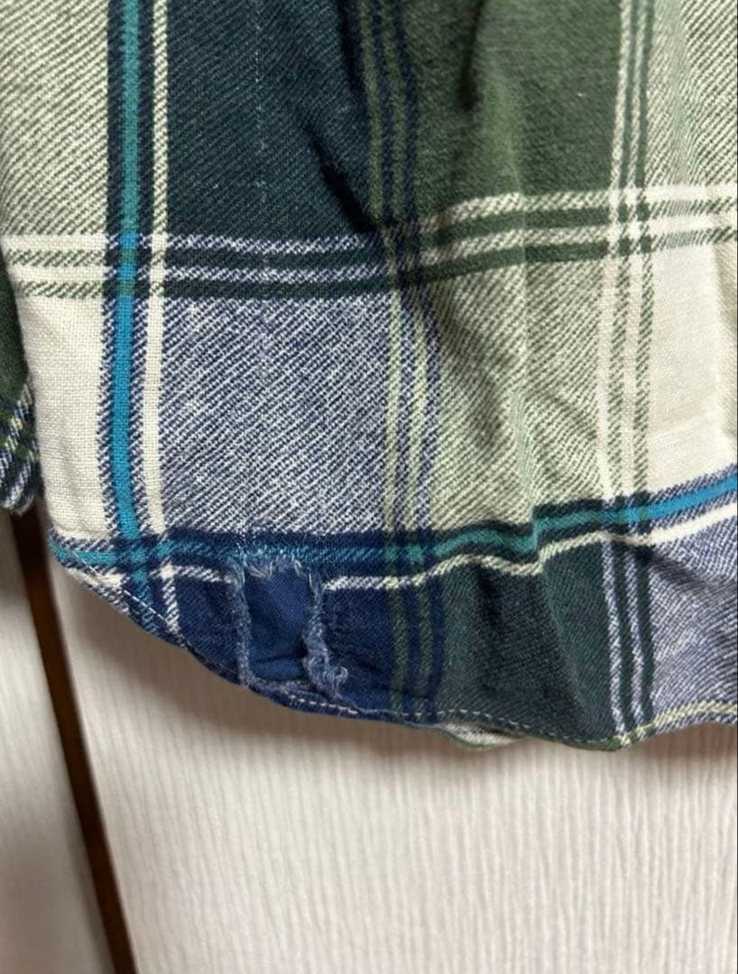 60s パワーハウス　チェックシャツ　ビンテージ　マチ付き/BIGMAC