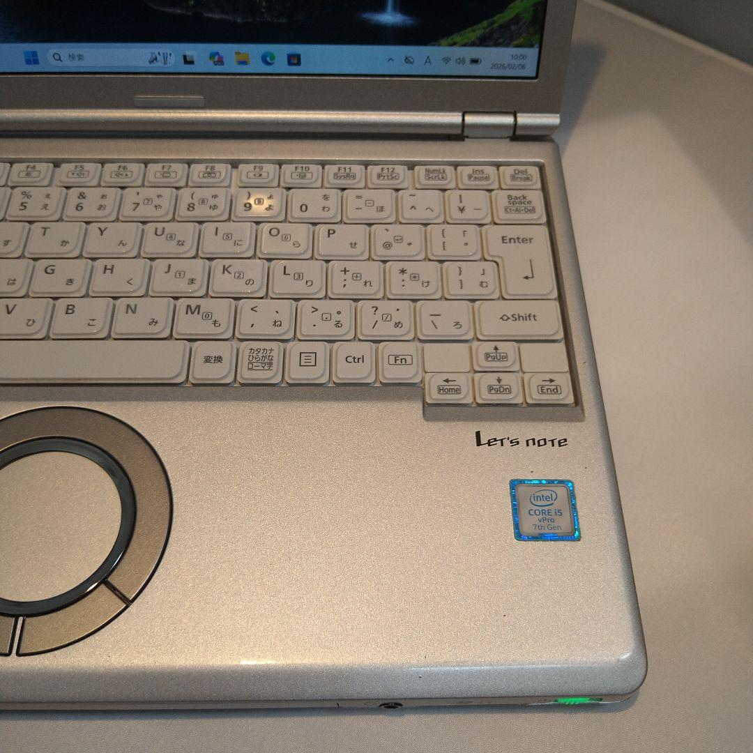 レッツノート CF-SZ6 第7世代i5 メモリ8GB SSD256GB